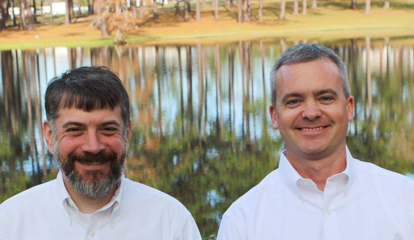 Dr. Griff Lindsey, Dr. Lance Crawford, and Dr. Guy Moorman Jr. of Moorman, Lindsey and Crawford Dental